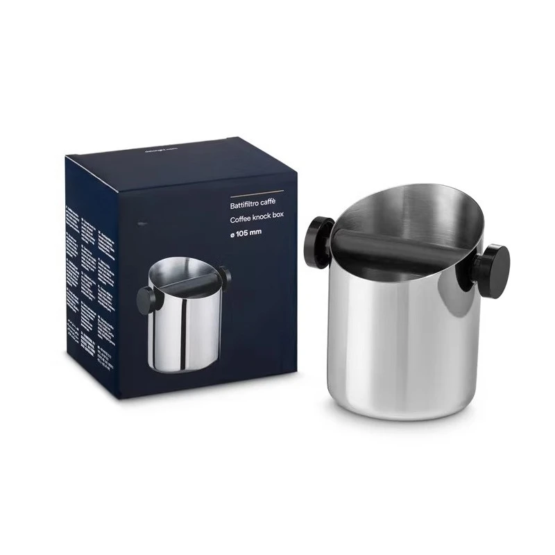 Slag Bucket, Stainless Steel Non-slip Coffee Powder Slag Bucket, Slag Box for Household Use