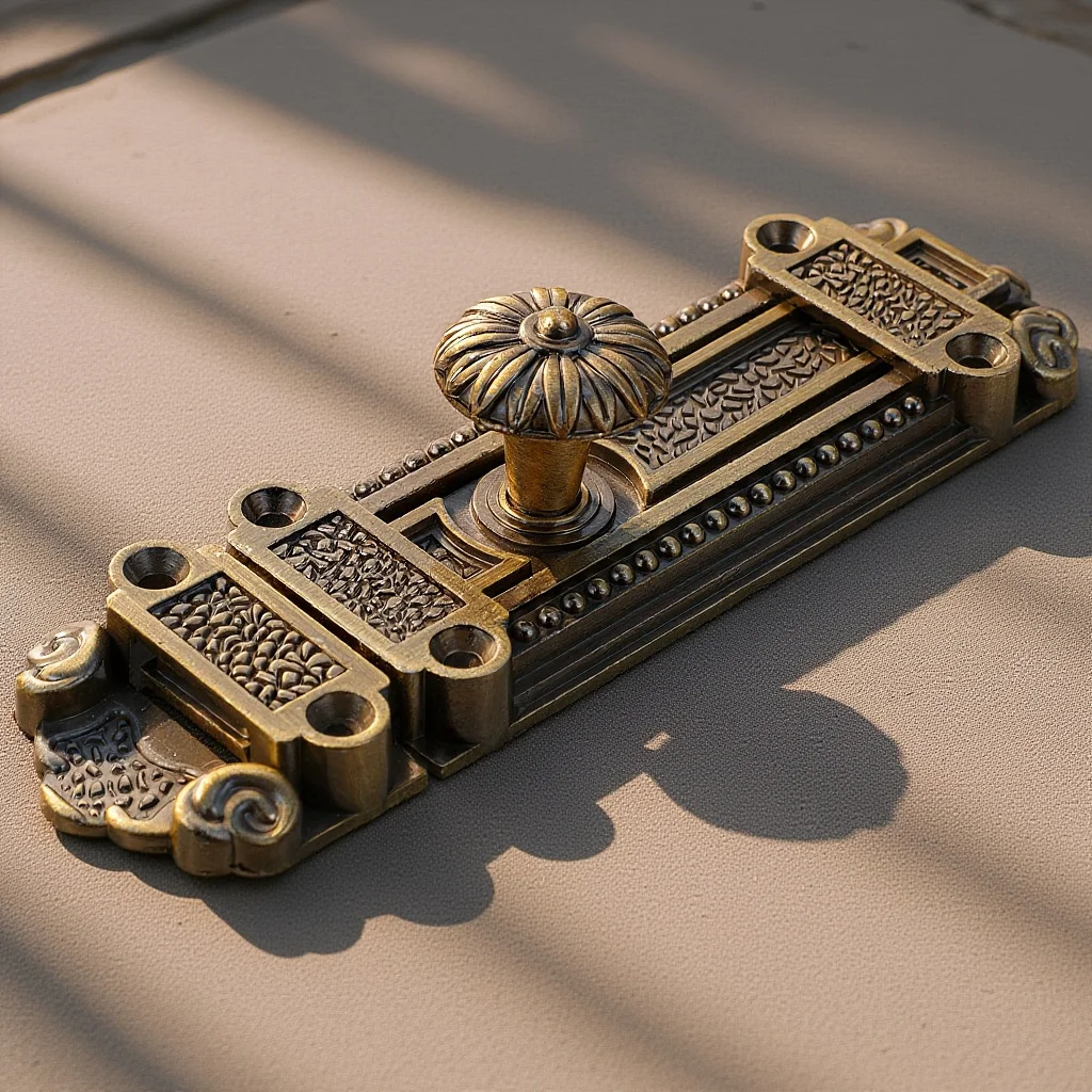 

1 pc Zinc Alloy Vintage Sliding Bolt Lock Door Window Latch Heavy Duty Slide Door Bolt For Bathroom Kitchen Garage Security Use