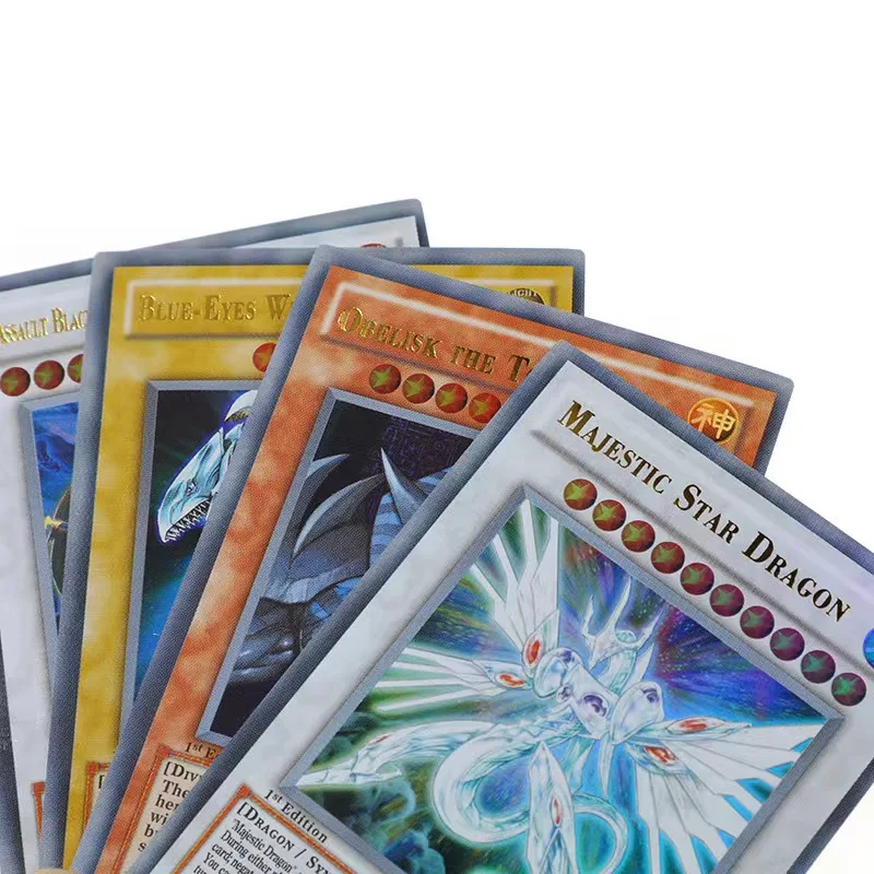 Cartas Yugioh versión en inglés, tarjetas Flash comerciales, Colección Booster, Anime Yu Gi Oh, mapa, juego de cartas, juguete de mesa para niños, regalo, nuevo