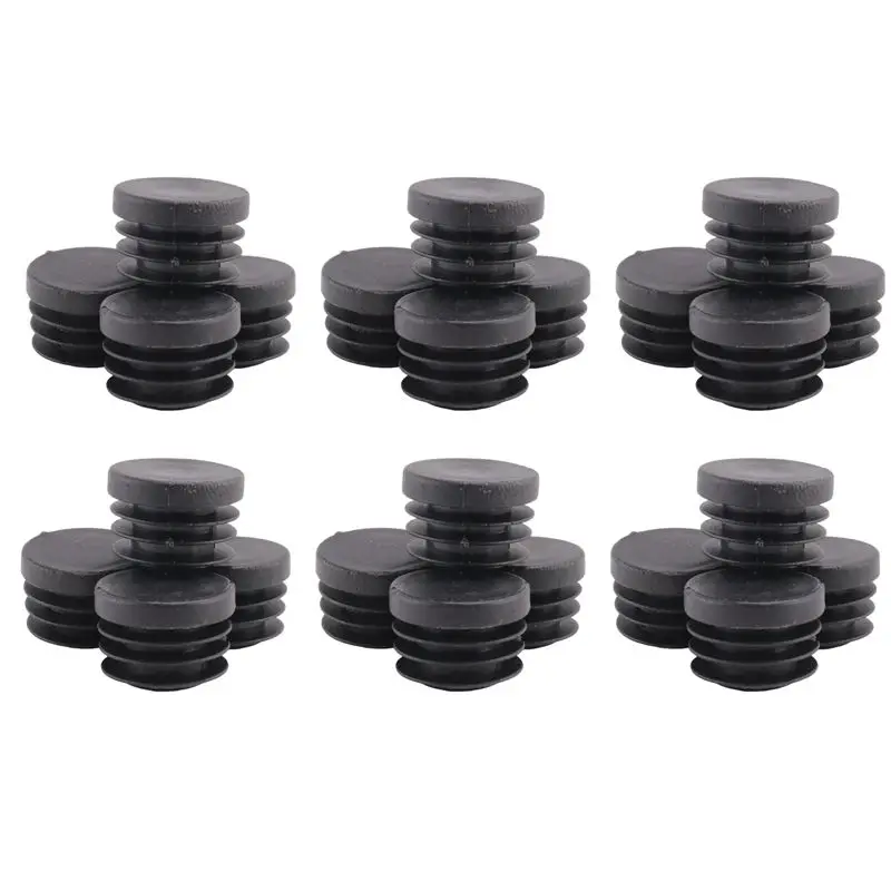 

A67K-24Pack, заглушка для ножек стула и стола, диаметр 22 мм, круглая пластиковая крышка, вставленная трубка с резьбой для защиты пола и ударов