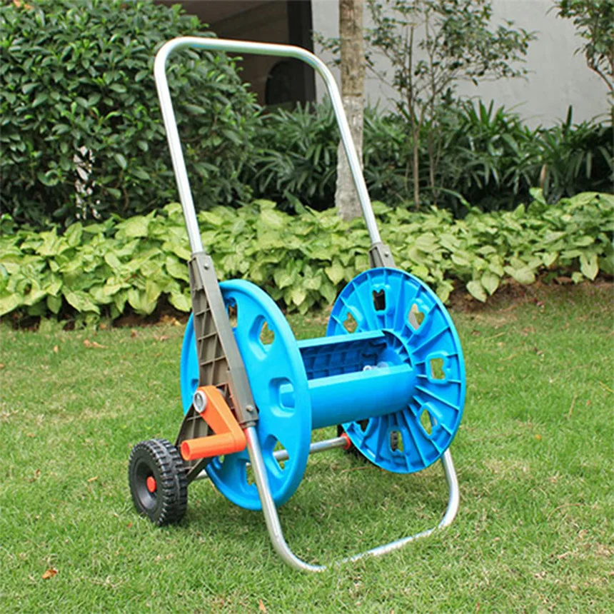 Garden * 3280 water pipe storage rack * 80 meters pipe reel hand push type * can store 80 meters 4 minutes water pipe