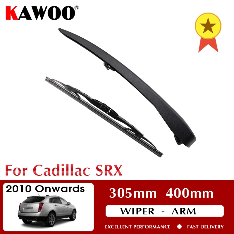 

KAWOO Car Rear Wiper Blade Blades Back Window Wipers Arm For Cadillac SRX Hatchback 2010 O305mm Windscreen Wiper