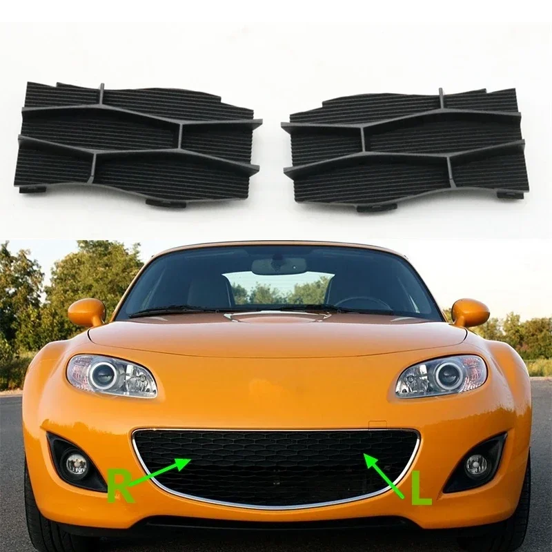 Car Front Bumper Grille Finishing Trim Cap Cover For Mazda MX-5 MX5 MIATA 2009 2010 2011 2012 NH53-50-M42 NH53-50-M32