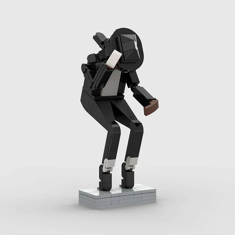 MOC Michael Jackson Building Blocks Set King of Pop Figure Model Space Walk Pose Bricks Kit DIY Construction Toys for Adults Fan view 3