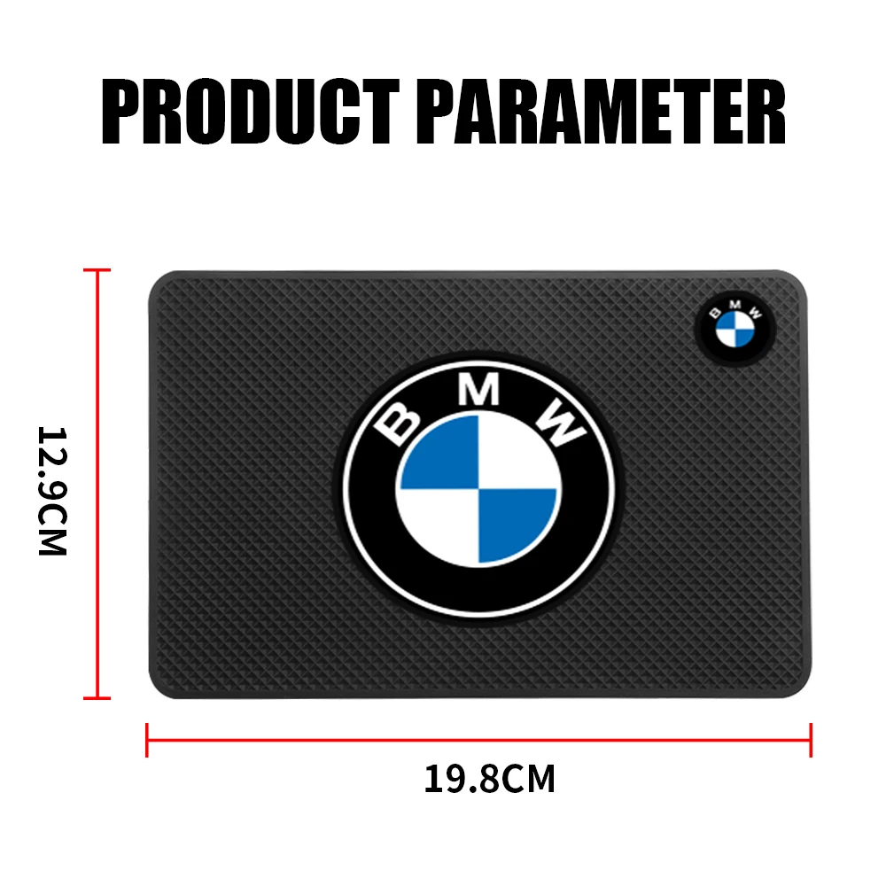 1/2pcs Non-Slip Car Dashboard Phone Holder Sticky Mat Pad For BMW Series i3 F39 G42 E46 i4 G07 G06 G05 G20 E36 G02 F48 E39 G30