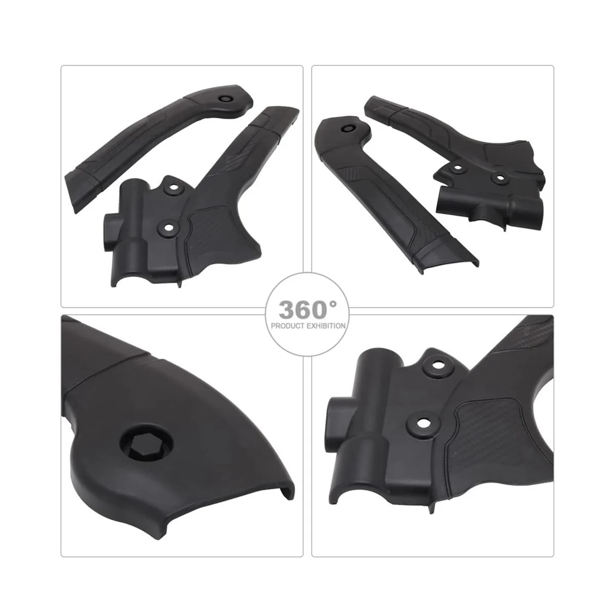 Motorcycle Frame Guard Cover Protector for Suzuki DRZ400 DRZ400S DRZ400SM DRZ 400 400S 400SM ,Black