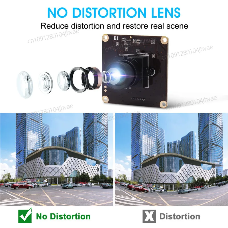 كاميرا ELP 2 ميجابيكسل CMOS OV4689 عالية السرعة بمنفذ USB 1080P 120fps 60fps 240fps بدون عدسة تشويه #3