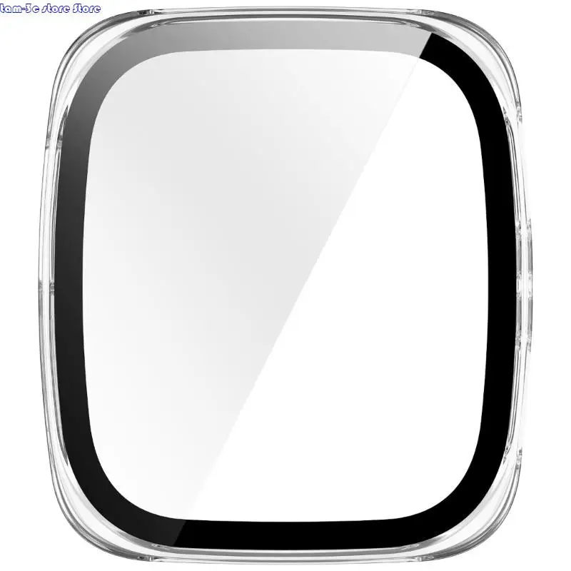 D0ua Watch Case с смягченной стеклянной пленкой для активной 2 квадратной защитной обложки Wwatch Scrector Protector Plonm