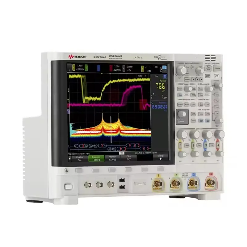 Keysight Bandwidth of 4 GHz 4 analog channels 16 digital channels MSOX6004A-04G mixed signal oscilloscope