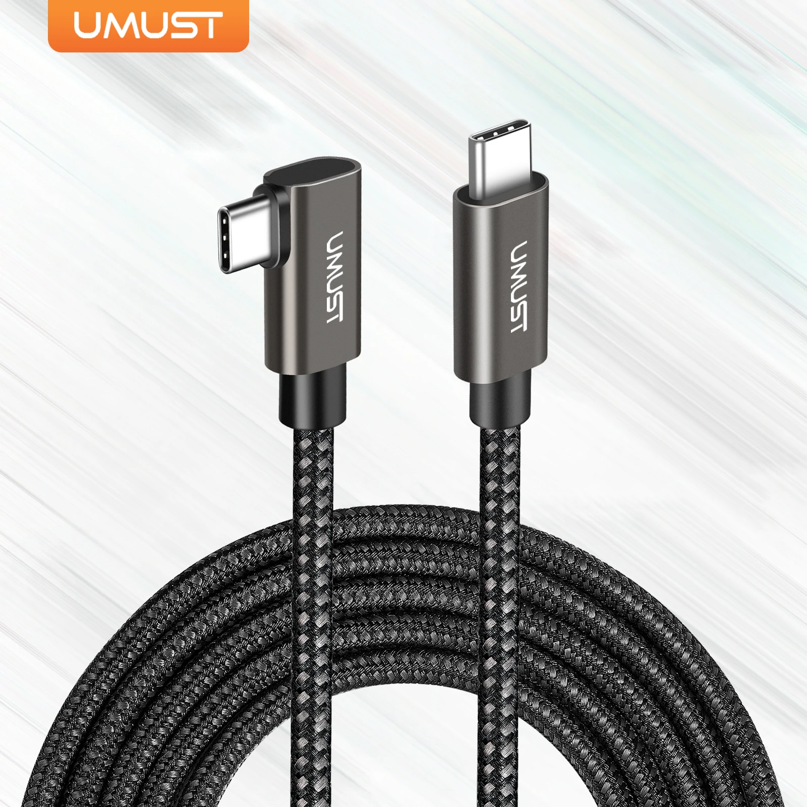 UMUST 60W Type-C Link Cable for Oculus Quest 1/2 USB-C 3.0 5Gbps High Speed Transfer Fast Charge Cable for Headset VR Laptop