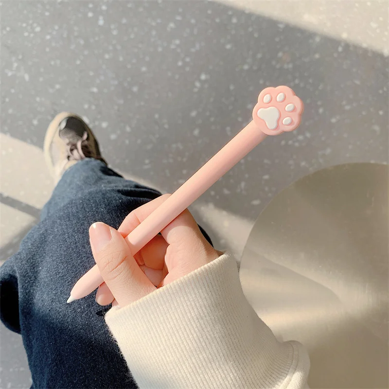 실리콘 연필 케이스 Apple Pencil 1세대 또는 2세대 또는 연필 USB-C 또는 연필 프로용 귀여운 태블릿 스타일러스 보호 커버