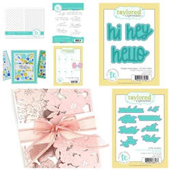 New Boutique Bellyband Edgers Die Set Softly Spoken Metal Cutting Dies Stencils Scrapbook for Card Make DIY Crafts Supplies