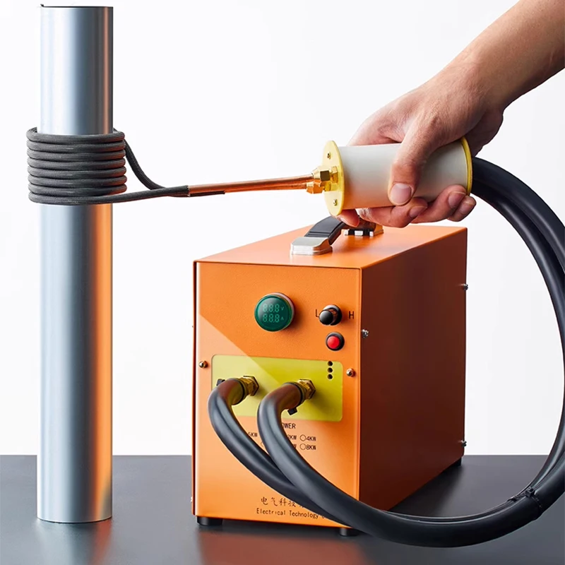 3KW/4KW High-Frequency Induction Heating Machine Compact Handheld Forging, Quenching, and Melting Furnace for Gold, Silver, and