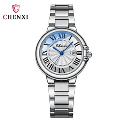 CHENXI Women's Watches Fashion Delicate Small Dial Quartz Watches Stainless Steel Luxury Ladies Watch Gifts