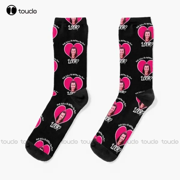 Bella Where The Hell Have You Been Loca Funny Twilight Meme Socks Fun Socks For Men Streetwear 360° Digital Print Gd Hip Hop Art