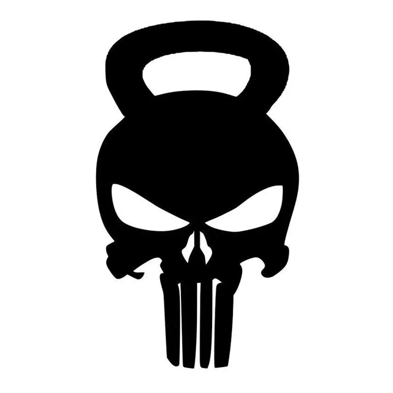 

Наклейки для автомобиля, забавный череп, спортивная графика, ПВХ, аксессуары для украшения автомобиля, креативные водонепроницаемые черные/белые, 16 см * 10 см