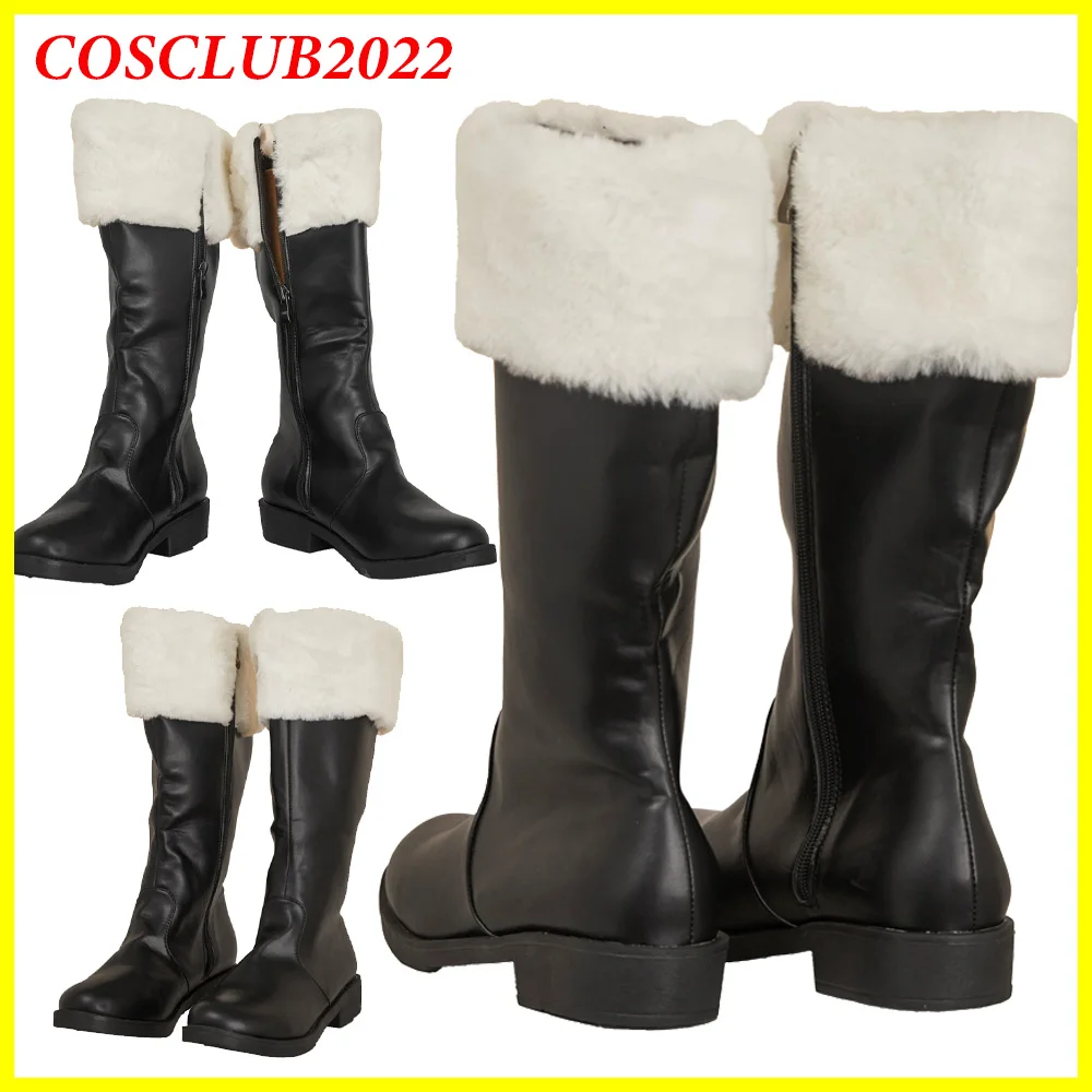 Fantasia Santa Claus Stiefel Cosplay Weihnachten Schuhe Roleplay Kostüm Zubehör Männer Männliche Schuhe Halloween Karneval Dress Up