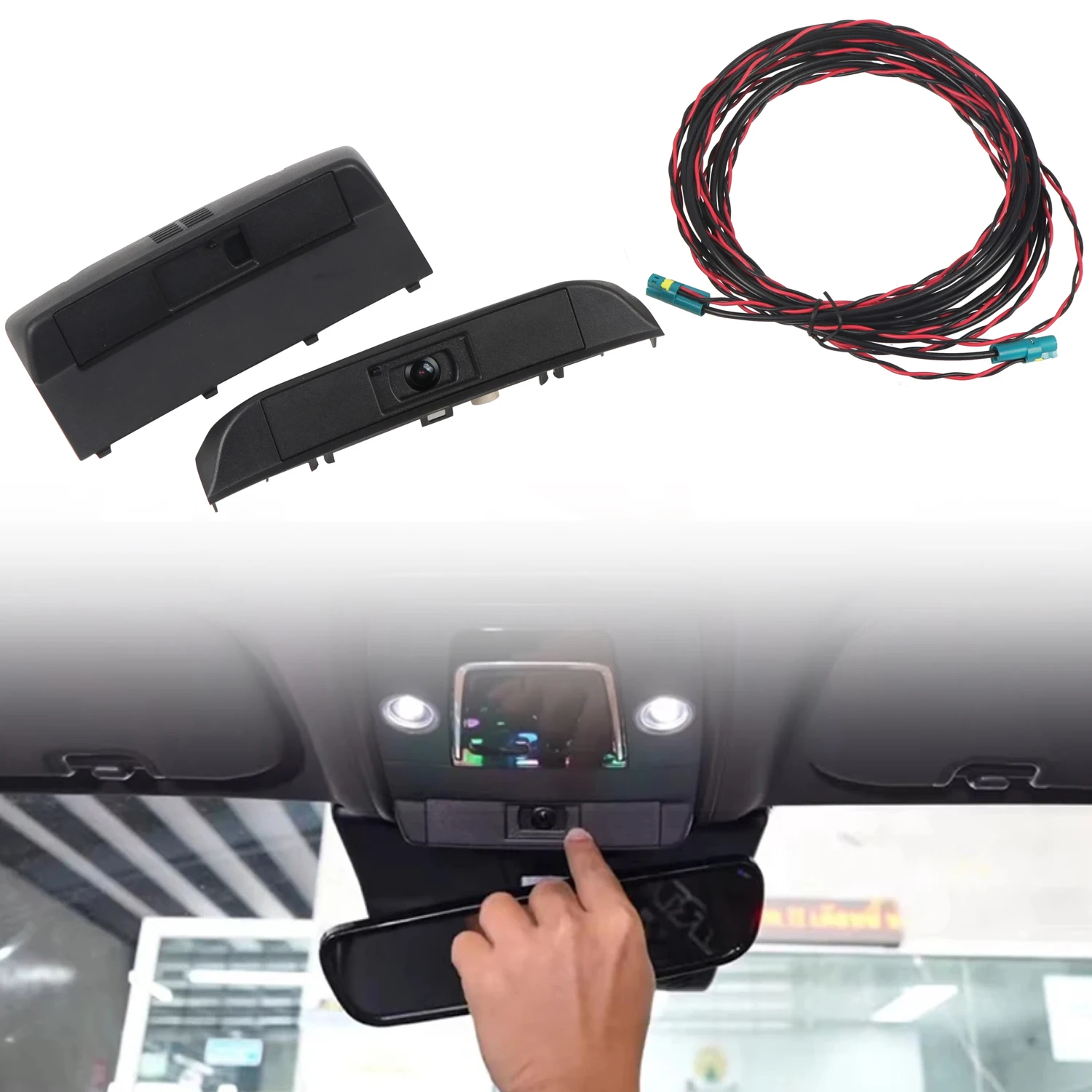 For Byd Dolphin Seagull Atto3 Han Seal U Song Plus 2021-2025 Indoor Camera Facial Recognition Car Accessories Auto Tools 12V