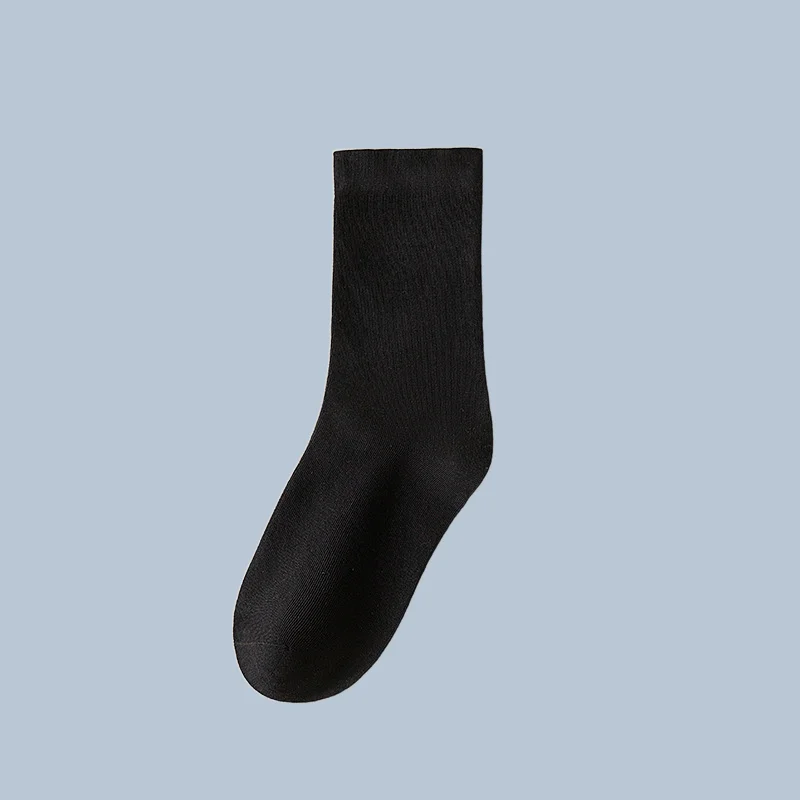 5/10 Paar Damen bequeme Socken Anti-Pilling-Socken einfarbige Socken lässig weich klebrig locker Mund weich vielseitige Socken