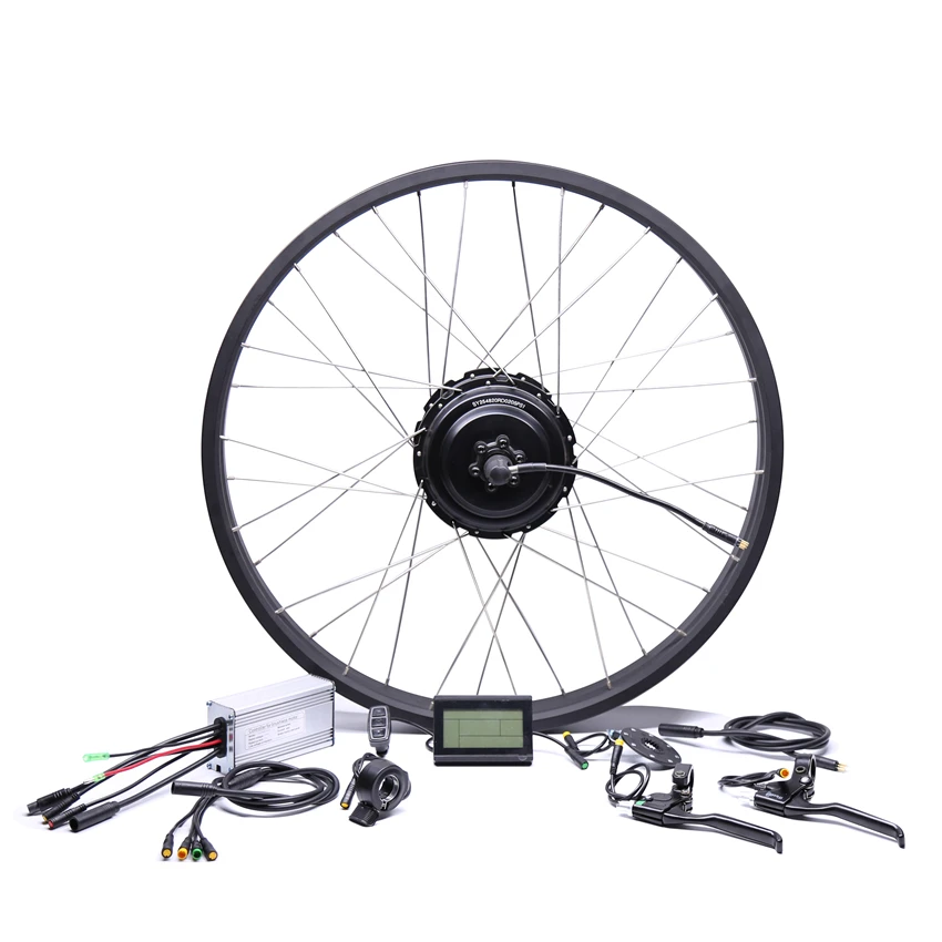 Rushed Waterproof 48v750w Bafang Fat Rear Electric Bike Conversion Kit Brushless Motor Wheel With 20'' 26''rim