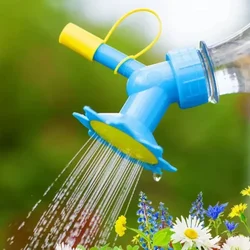 2pc Garden Watering Sprinkler Nozzle Flower Waterers Bottle Watering Cans Sprinkler Easy Tool Portable Garden Waterer Tools