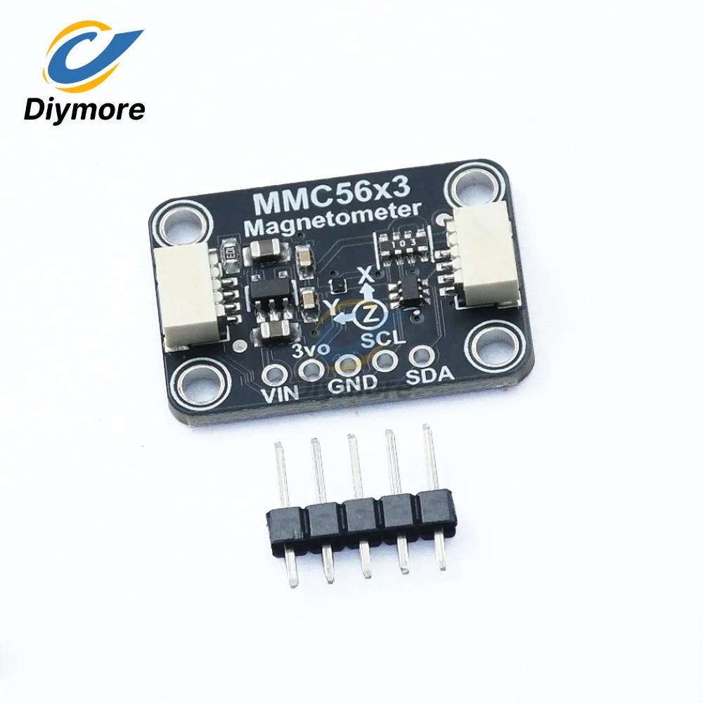 MMC5603 High Precision Three-Axis Magnetometer Module with 20Bit Output Plug and Play for Drone Navigation STEM