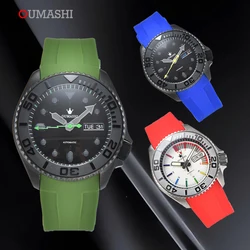 Oumashi 41mm Men's Watch 007 Watch New Men's Luxury Automatic NH36 Movement Watch Movement Stainless Steel Waterproof Watch