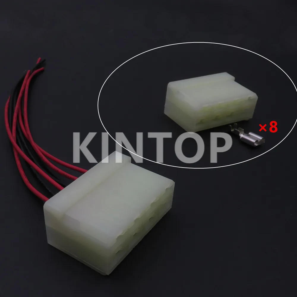 1 Set 8 Pins 163007 280430 Automobile Socket AC Assembly Auto Connector For Wiring Harness Plug