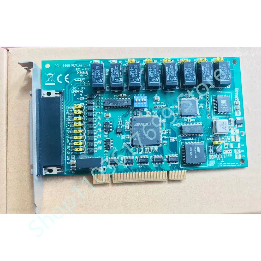 For Advantech 8-Way Relay Output And Isolated Digital Input Card PCI-1760U REV:A2