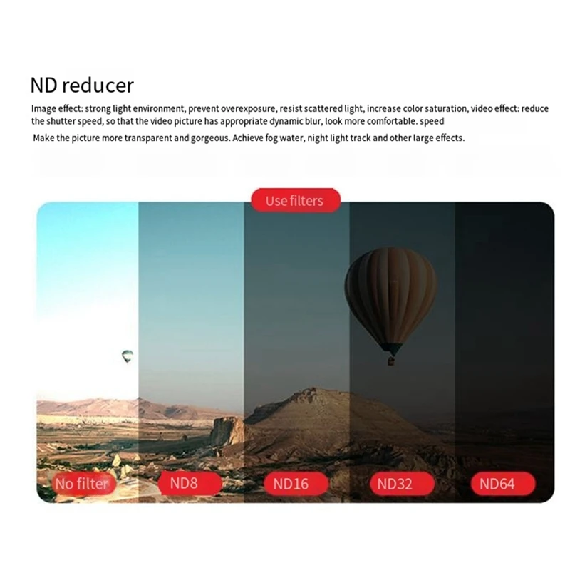 Filtro de lente nd16 para drone dji avata 2, à prova d'água, anti-branco, filtros de bloqueio uv, lente de proteção, substituição de drone