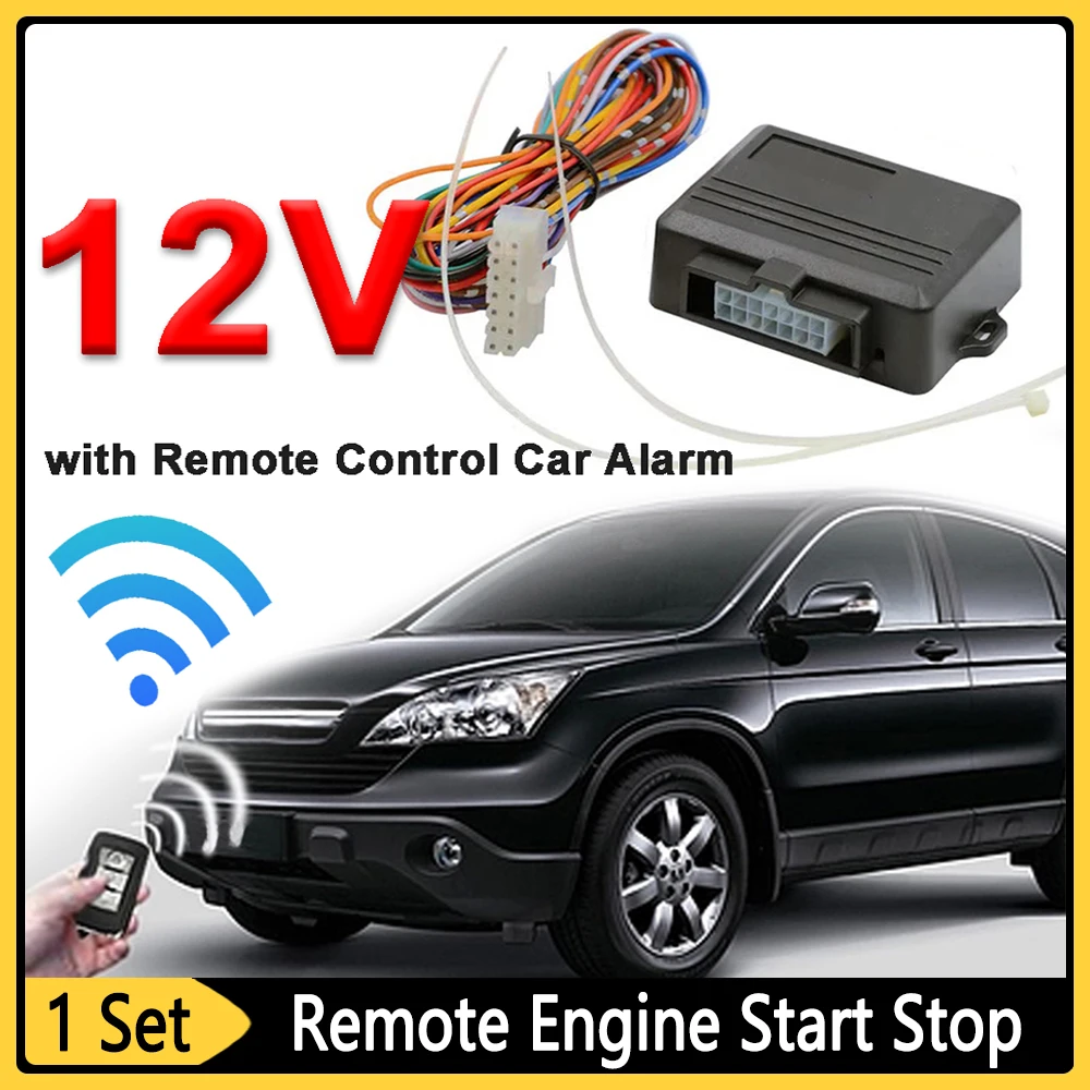 Anti-theft Remote Start Pre-cooling Remote Engine Start Stop with Remote Control Auto Starter Module Pre-heating Car Accessories