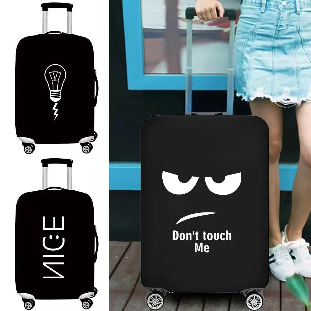 

2023 Travel Protective Luggage Covers Traveling Essentials Accessory Duffle Bag Print for 18-28 Inch Trolley Case Suitcase Cover