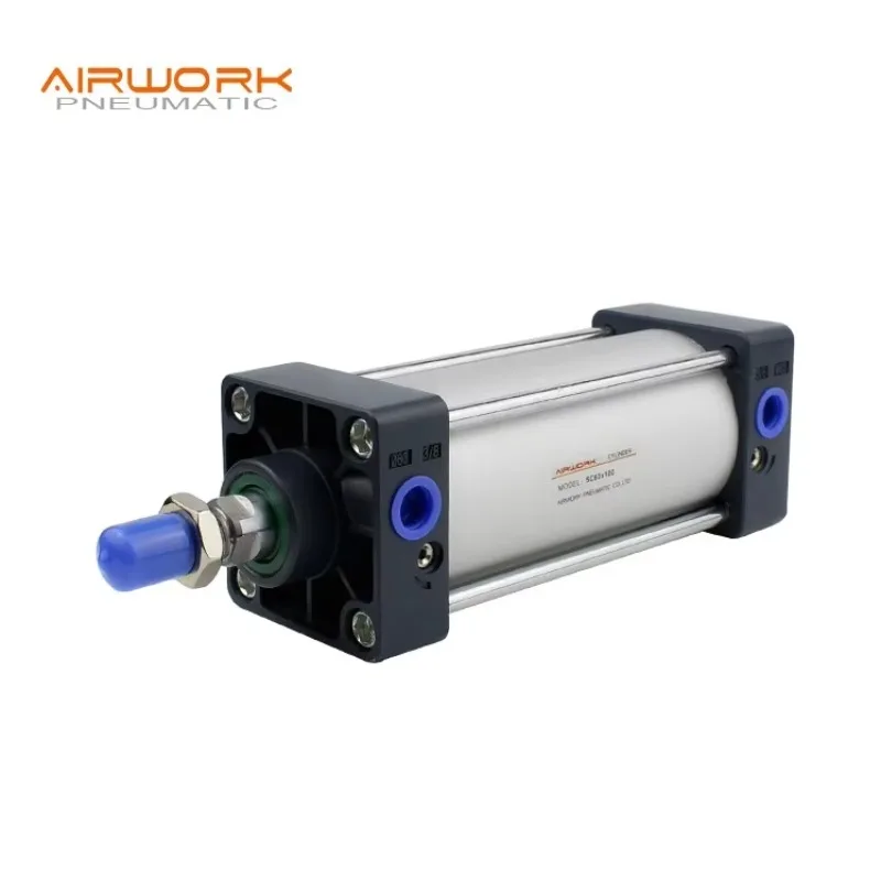 

sc Airtac Тип 1 2 10 20 тонн Пневматический пневматический поршневой цилиндр с большим отверстием