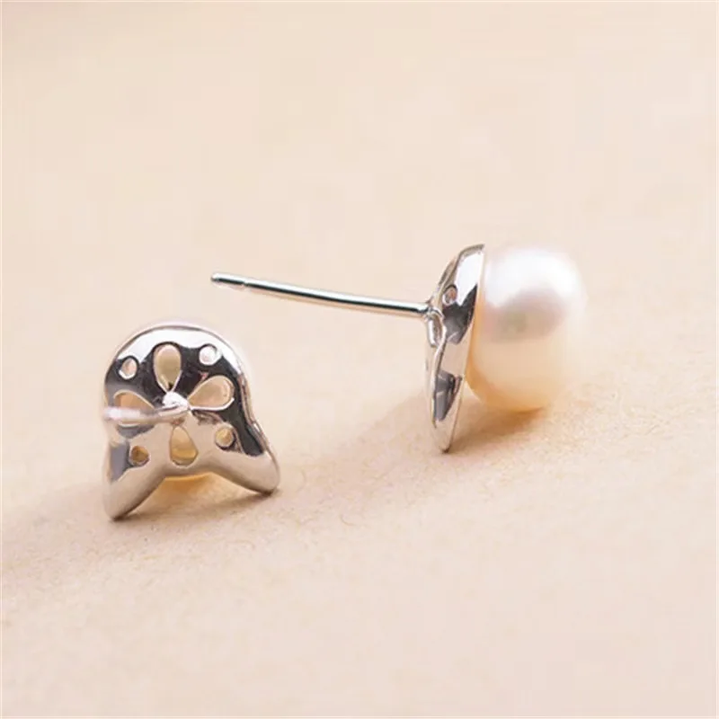 Simple Little Cat Earrings Korean Version Cat Pearl Earrings Versatile Travel Accessories