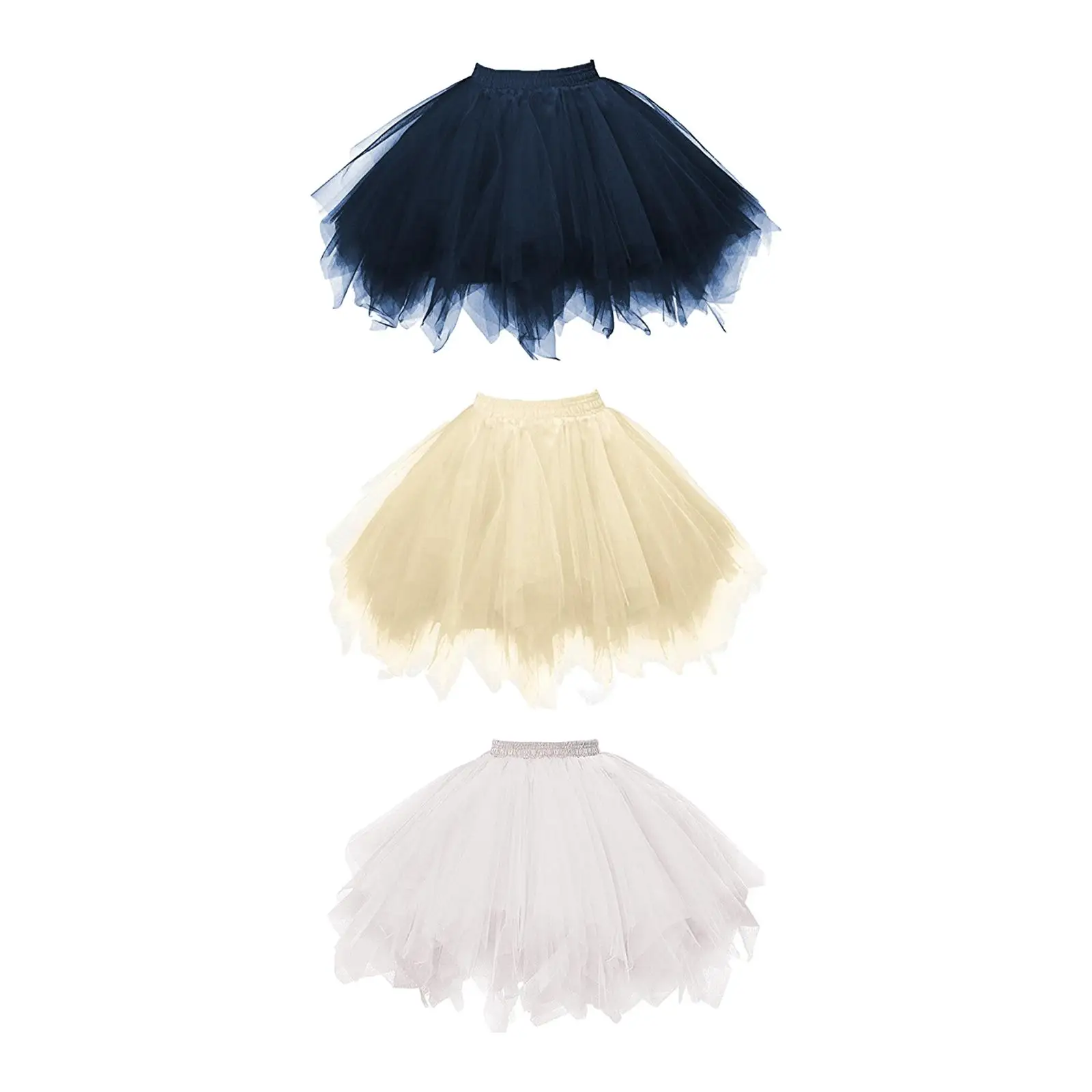 

Women Tulle Tutu Skirt Dress up Ballet Dance Girl Lady Party Tulle Petticoat for Wedding Rehearsal Stage Performance Night Club