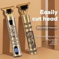 Hair Cutting Machine T9 Vintage Hair Trimmer for Men Barber Professional Lighter Clippers USB Rechargeable Electric Beard Shaver