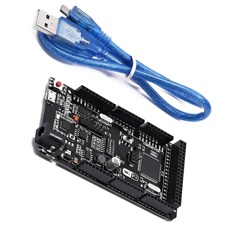 

3CGRO-Mega2560 + Wifi R3 Atmega2560 32Mb Memory USB-TTL CH340 Ideal For Iot Projects Enthusiasts