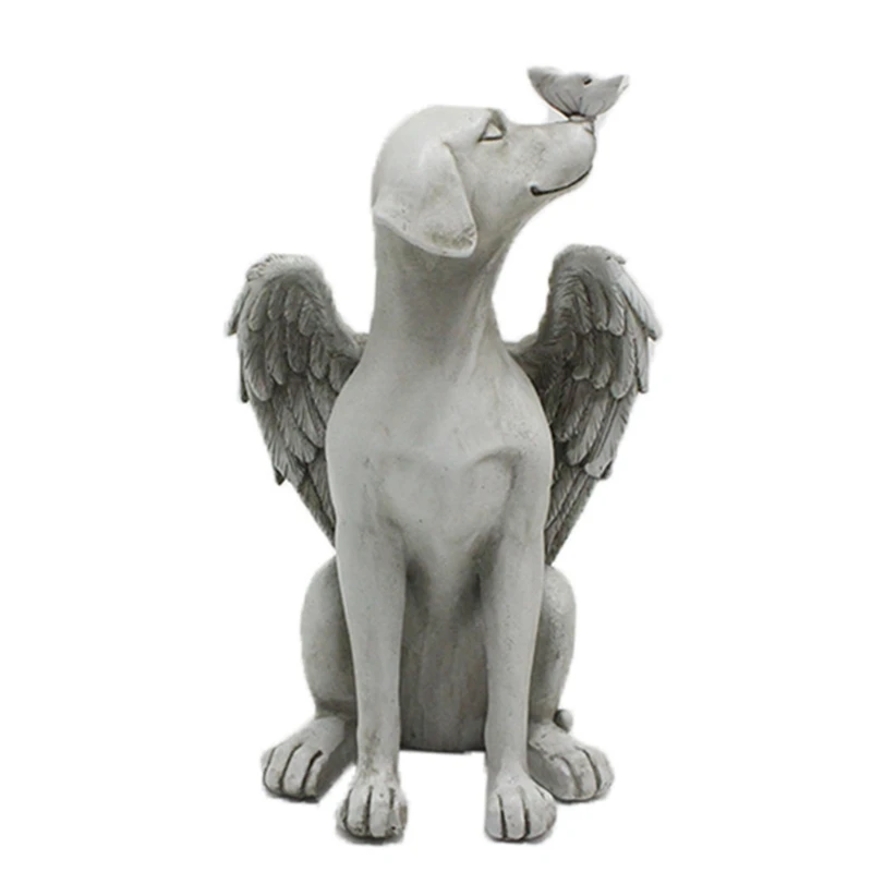 Pet Memorial Stones for Dogs, Angel Dog Bereavement Gifts, Pets Grave Marker Drop shipping