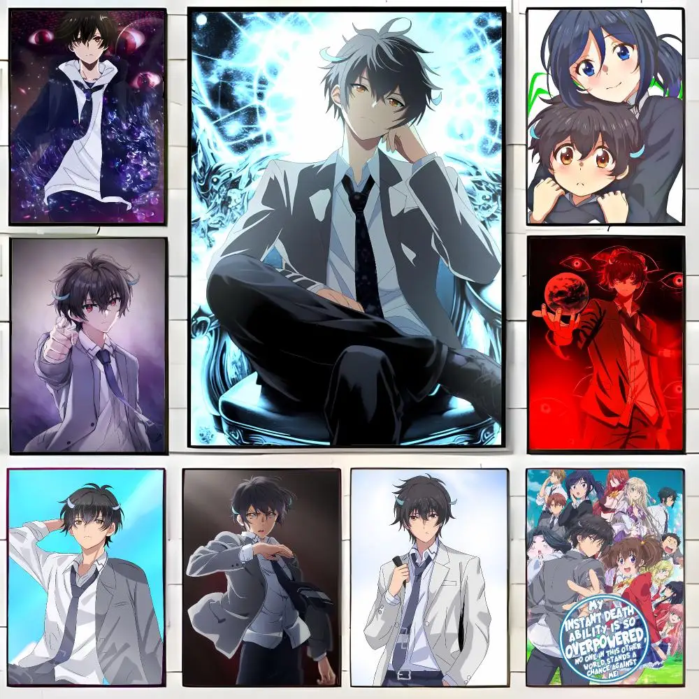 Exciting Anime M-My Instant Death Ability Is Overpowered Poster Wall Art Print Decorative Mural Home Decor Gift Unframed