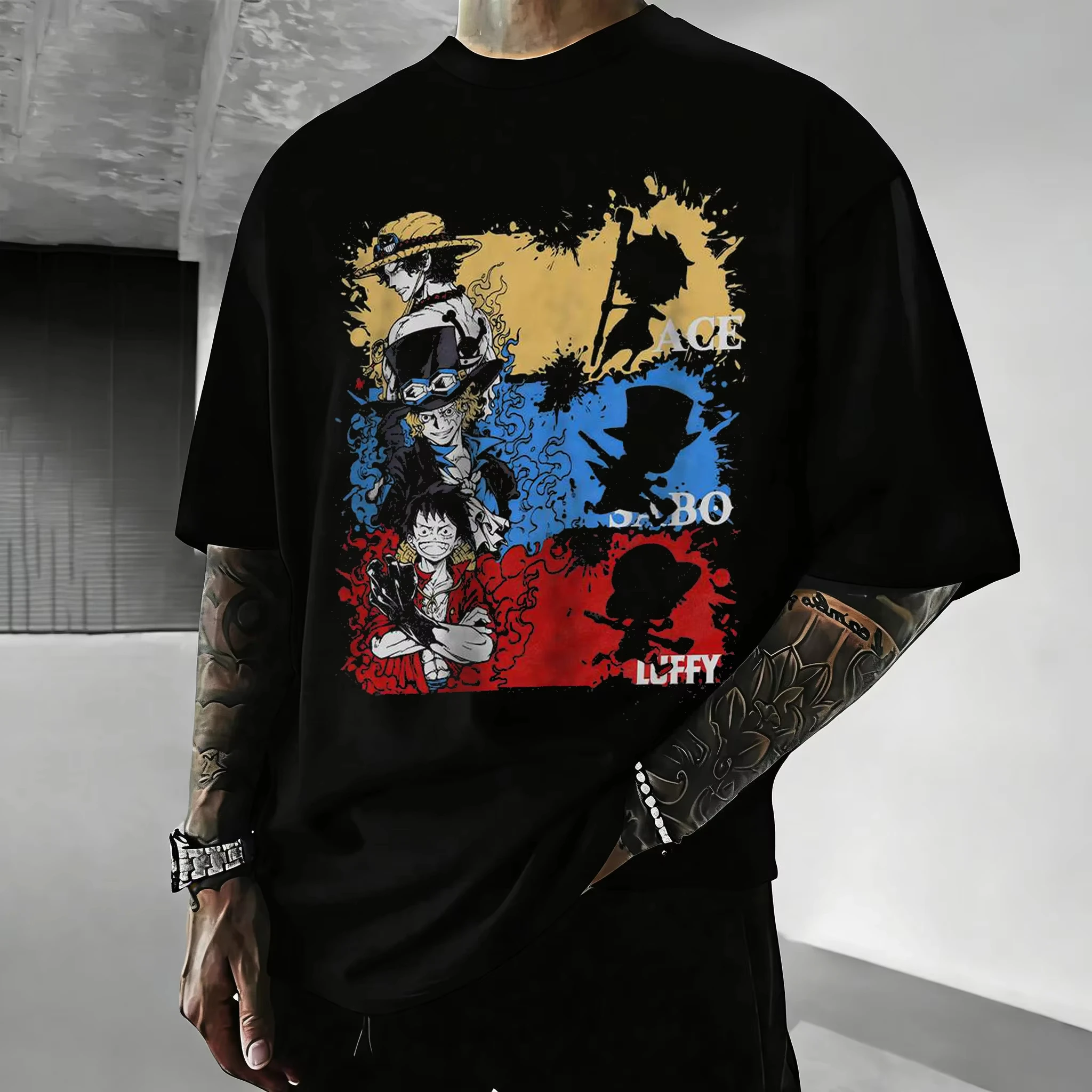 

One Piece Anime Luffy Gear5 Print T Shirt Men Women Cotton Short Sleeve Summer Y2k Graphic Tee Casual Streetwear Oversized Tops