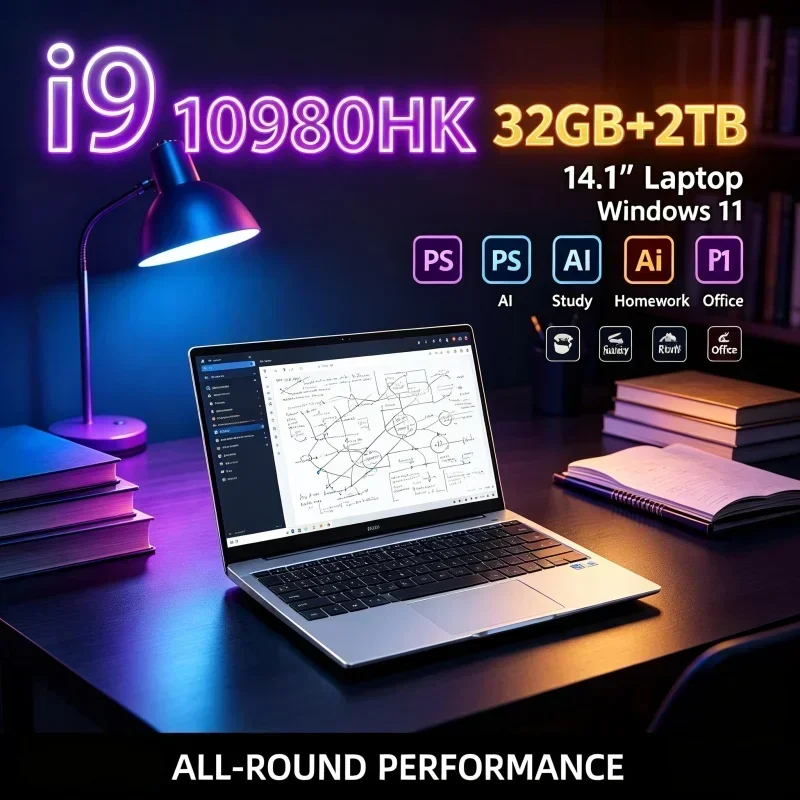 Intel I9 10980HK Lightweight Laptop 14.1