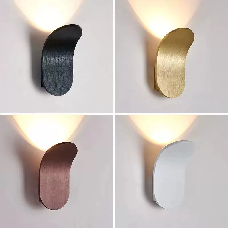 Modern luxury Indoor Hotel Room bedroom bathroom mounted Wall Lamp Adjustable bedside reading COB Led Wall Light Hotel Corridor