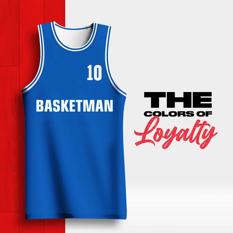 

BASKETMAN Basketball Jerseys For Men Customizable Club Team Name Number Logo Printed Sleeveless Jerseys Training Tracksuits Male