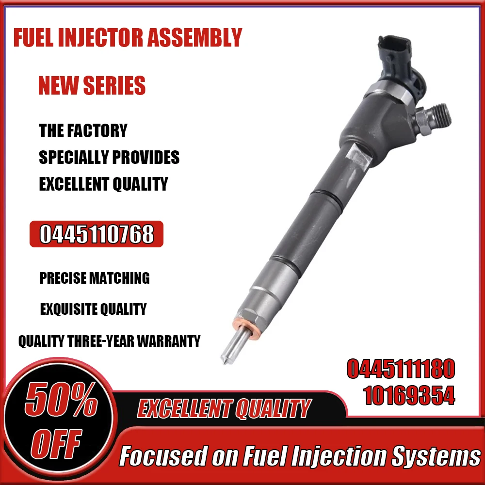 

0445110768 New Diesel Fuel Injector Nozzle 0445111180 10169354 for JAC SAIC MAXUS G10 YUNNEI Engine Fuel Supply Parts