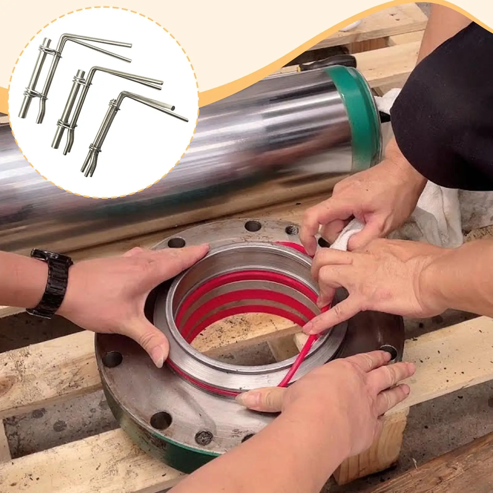 

Комплект уплотнений для ремонта поршня гидравлического цилиндра, 3 шт., профессиональная прямая замена