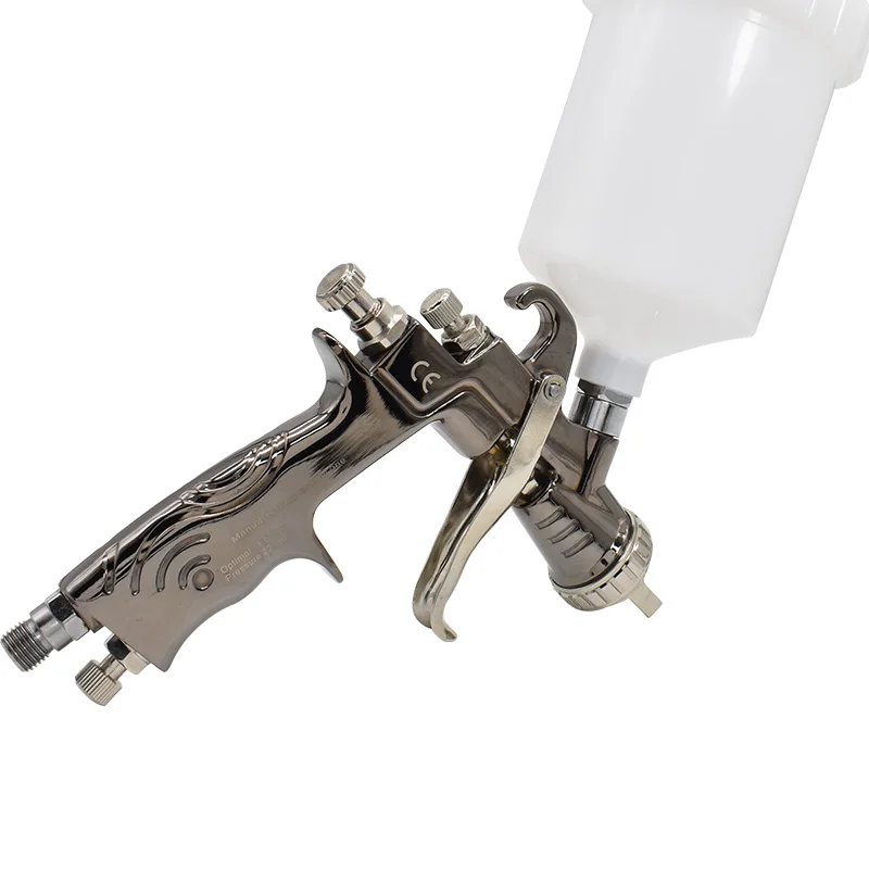 AUARITA MP-500 LVLP Spritzpistole 1,3 mm Düse 600CC Farbtank Schwerkraftspritzpistole zum Lackieren von Autos Aerografo Farbspritzgerät Druckluftwerkzeuge