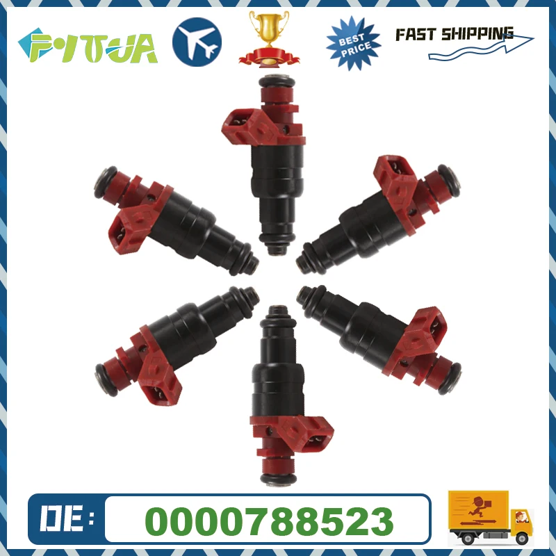 

6pcs fuel Injector 0000788523 For Mercedes-Benz 300SE C220 C230 C280 E32 3.2L For Chevrolet Cobalt 2.0L 94-98