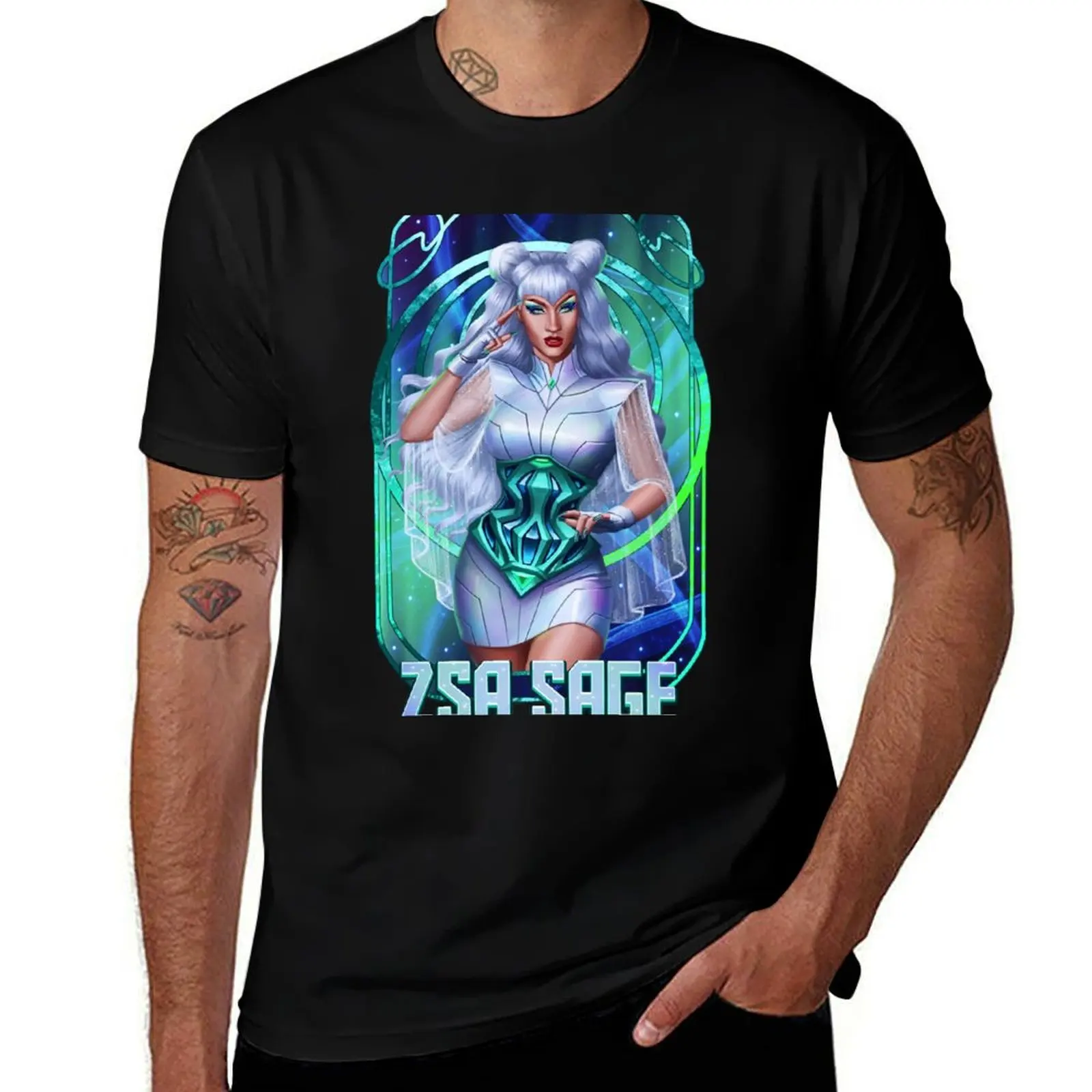 Zsa Sage T-Shirt Casual Basic Street Style T-Shirt