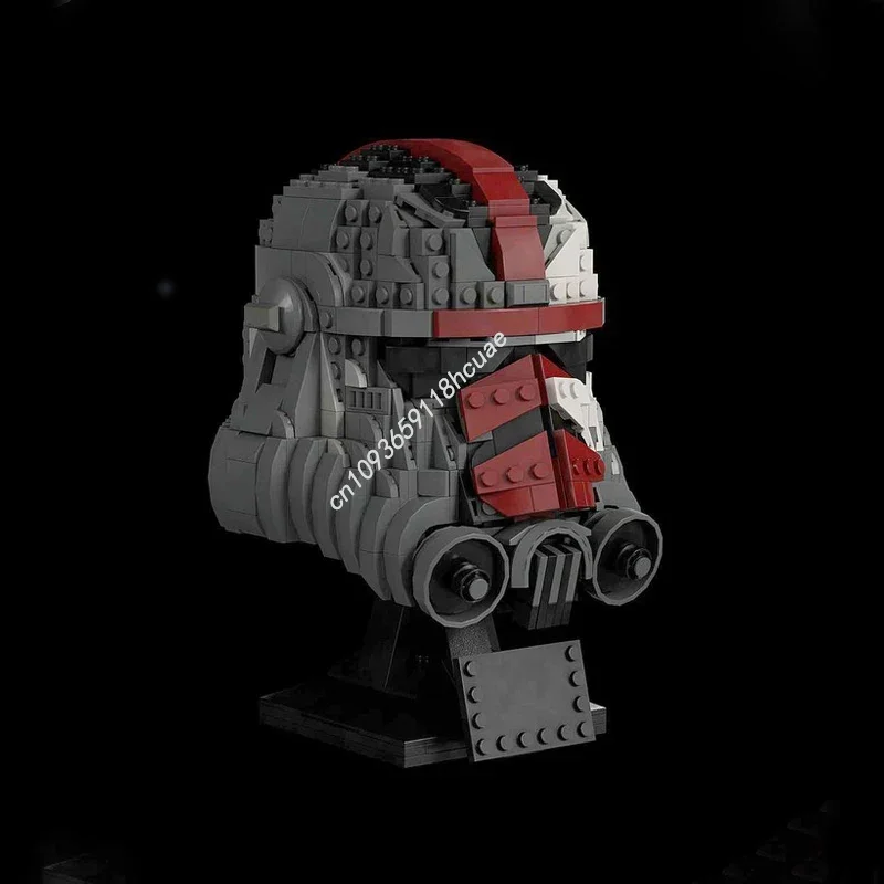839 ชิ้น ชุดตัวต่อ Star Battle Bad Batch - หมวกนักรบฮันเตอร์ ของสะสมแบบโมดูลาร์ ตัวต่อแบบประกอบเอง ของเล่นสร้างสรรค์ ของขวัญสำหรับเด็ก
