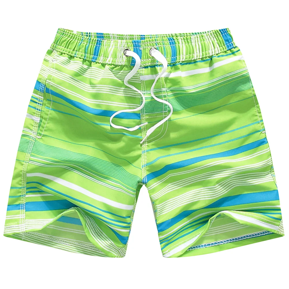 

Children's Swimwear Boys Quick Dry Beach Shorts Adjustable Drawstring Comfortable Swim Trunks for Home Pool -8 Years